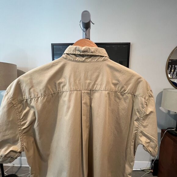 NWOT Unis NYC - "Tony" SS Poplin Shirt Medium - Khaki / Tan - Picture 6 of 6
